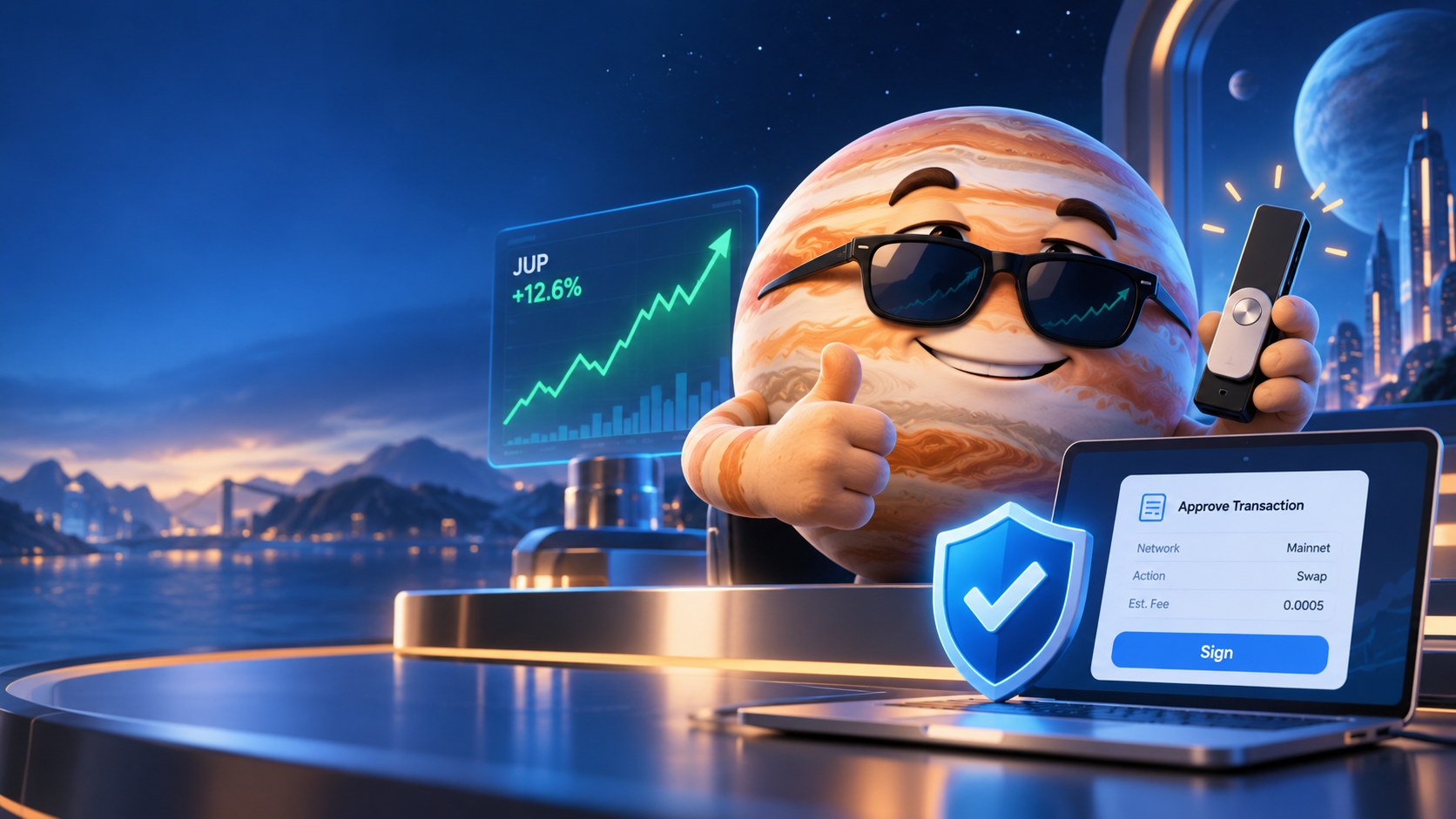 Jupiter JUP price rises after Anza Ledger wallet signing upgrade strengthens Solana DeFi security