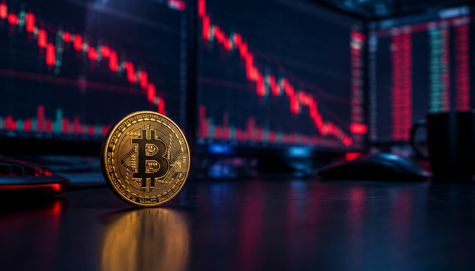 Bitcoin price falls below $84,000 as crypto liquidations reach roughly $550 million
